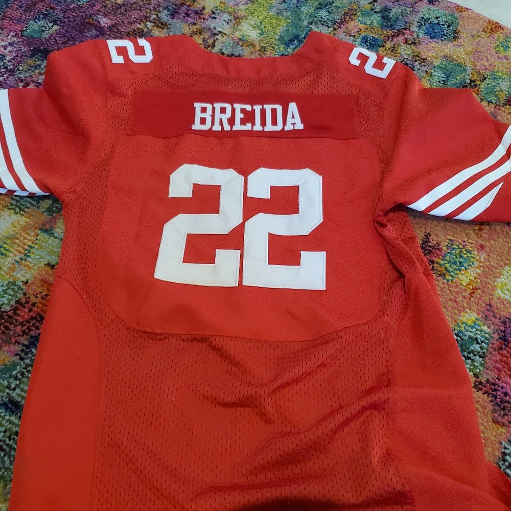 Matt Breida 49ers jersey like new